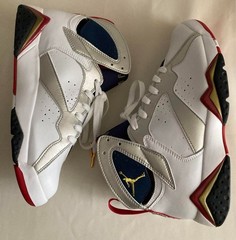 NIKE Sneakers 304775 171 AIR JORDAN 7 RETRO OLYMPIC US7.5 JP25.5cm New Unused