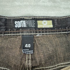 VTG Southpole Baggy Jeans 40 Gradient Grey Y2K Skater Wide Leg Jesse Pinkman