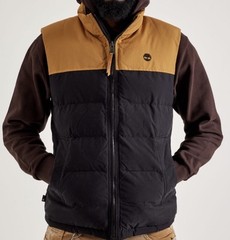 Timberland Mount Welch Puffer Vest Men’s Size Small Zip Insulated Tb0a22xm P57