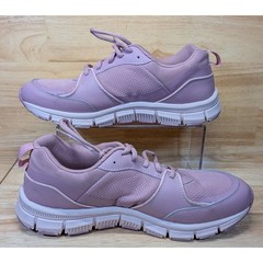 Ryka Hypnotize Womens Pink Leather Mesh Walking Training Shoes Size 11W Wide