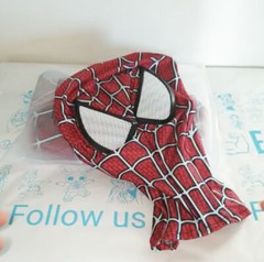 Costume Spiderman professionale per adulti da uomo con maschera unita spider man