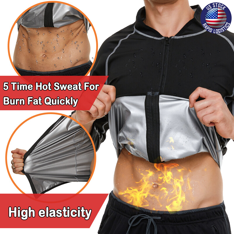 Heavy Duty Suit Weight Loss Sauna Sweat Suit Exercise Men Fitness