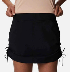 Columbia Women’s Black Jupe All Seasons Ruched Seams Skort Size L -NWT
