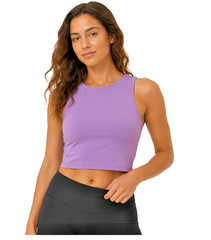 Outdoor Voices Women’s Crop Tank Top Small Purple Lavender Activewear Athletic
