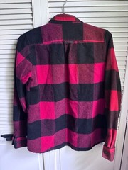 Fjällräven Women’s Canada Shirt in Red/Black Buffalo Plaid