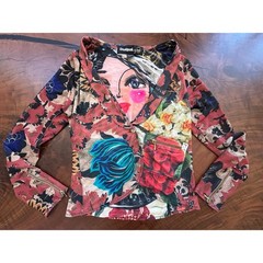 Rare Archival Desigual Christian Lacroix Mesh Blazer Wearable Art Jacket 38 S