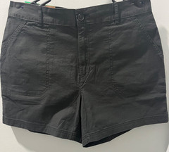 Last One -Eddie Bauer Women’s Black Ripstop Shorts, Size 12