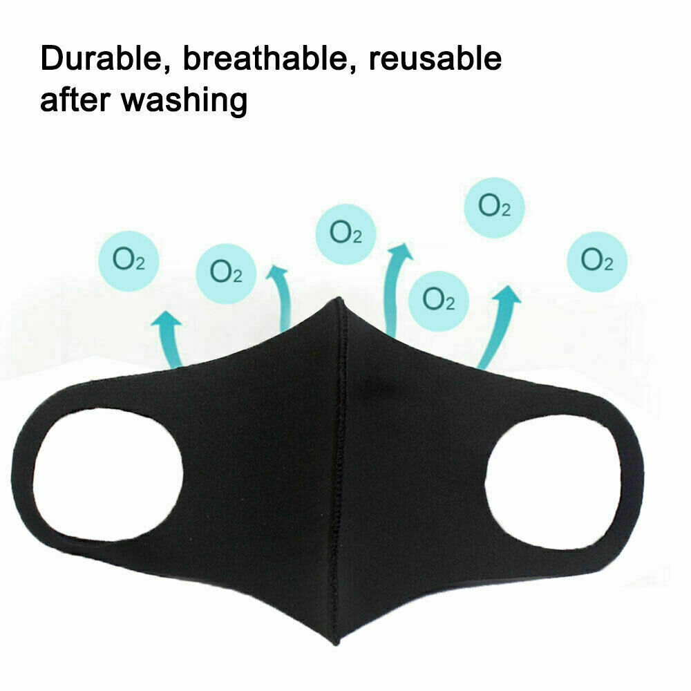 Black Fashion mask Washable Reusable Breathable Cloth Face Mask *US SELLER*