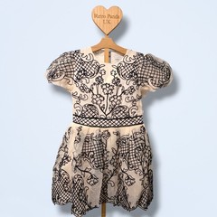 Maeve Anthropologie Embroidered Puff Sleeve Dress UK 12 Petite NWT RRP £240