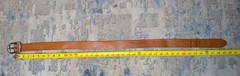 Amsterdam Heritage Leather Belt EU 85 US 30.75–35.75 Brown Handmade Netherlands