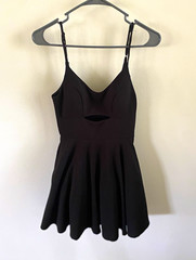 City Studio Women’s Black Solid One-Piece Dress Size 3 Adjustable Straps