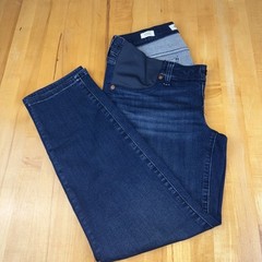 Madewell Maternity Skinny Jeans Size 29 Side Panels Adjustable Stretch Stovepipe