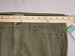 Lila Ryan Dorianna Cropped Skinny Jeans Light Green Woman’s 14 New