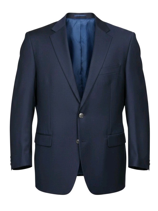 Ralph Lauren BLACK LABEL Jacket Mens 52R Sports Coat Blazer Silver Buttons Wool