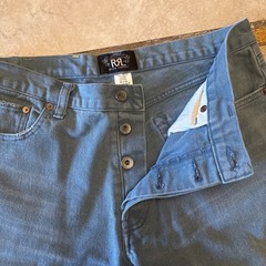 Double RL Ralph Lauren Jeans Made In Japan in Blue Color Denim 33 X 34