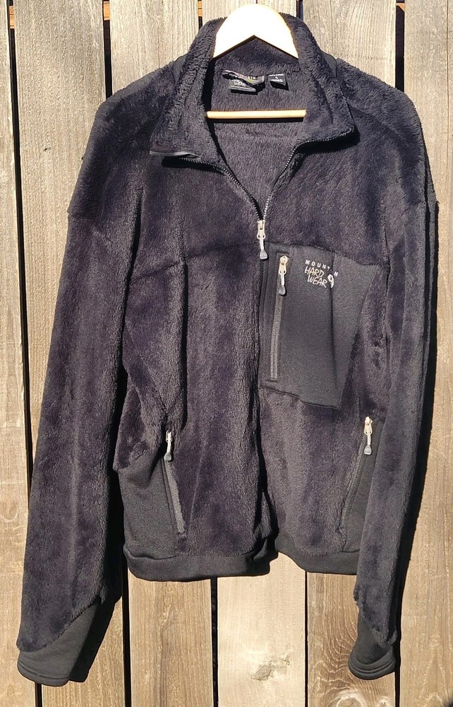 Mountain Hardwear Men’s Polartec Thermal Pro Monkey Fleece Jacket XL Black