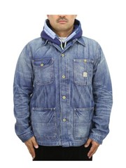 Polo Ralph Lauren POLO COUNTRY Vintage Denim Chore Jacket Barn Coat- Blue Denim