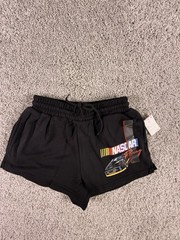 NWT Youth Nascar Shorts Size XS 4-5 Black