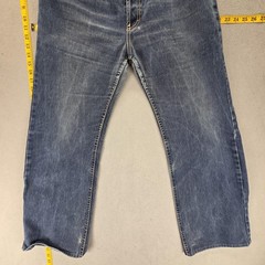 Diesel Jeans Mens 34×28 Blue Denim Medium Wash Regular Straight Button Fly