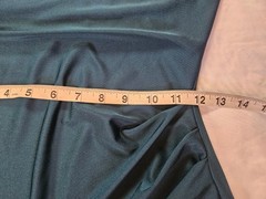Unbranded Juniors Green Cowl Neck Thin Strap Front Wrap Ruched Mini Dress Sz XS