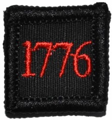 1776 – 1″x1″ w/ Fastener Military Patch