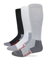 Wrangler Riggs Men’s 80% Cotton Over The Calf Work Boot Socks 2 Pair Pack