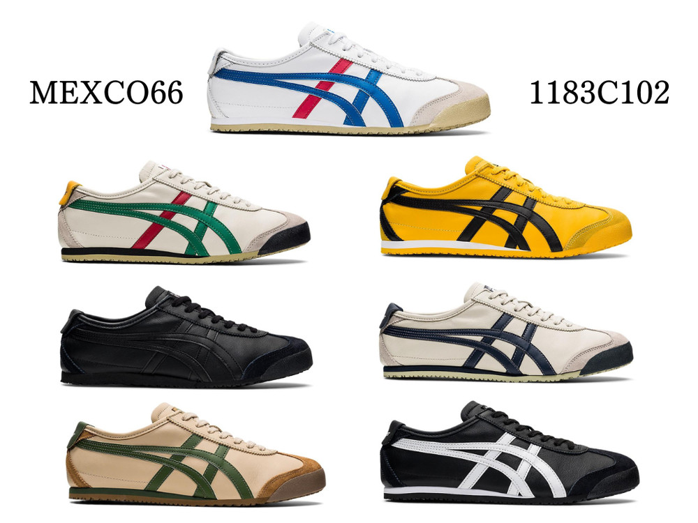 Onitsuka Tiger MEXICO 66 1183C102 7Colors Size US 4-14 New Sneakers Unisex