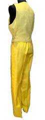 Vintage – JH Collectibles – Yellow Gingham – Vest & Pants Set – SZ S