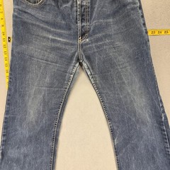 Diesel Jeans Mens 34×28 Blue Denim Medium Wash Regular Straight Button Fly