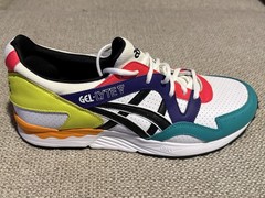ASICS Gel Lyte V Mens Trainers SIZE 12 White Multicolour 1191A227-100