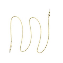 70cm/27inches Gold Non-slip Metal Glasses Chain Sunglasses Lanyard Mask Chain C