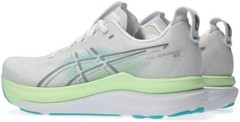 ASICS, Men’s, Gel-Kayano 33, White/Energy Aqua, 14, Wide – White/Energy Aqua – 1