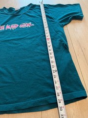 college ware usa womens teal 90s graphic 100 percent bad girl t shirt top 22w