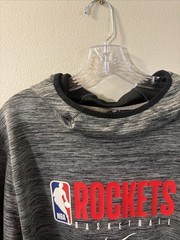 Nike Mens NBA Hoodie Houston Rockets Pullover Dri-Fit Sweatshirt Sz XXL