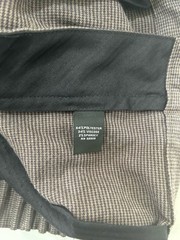 Murano Mens Elastic Waist Pants Grey Size L Comfort Fit Slacks Stretch Casual