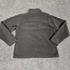 Vtg Patagonia Synchilla Jacket Womens Medium Gray Full Zip Gorpcore Made In USA