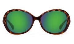 New Onos Dauphine Green Mirror Polycarbonate Lens Tortoise sunglasse