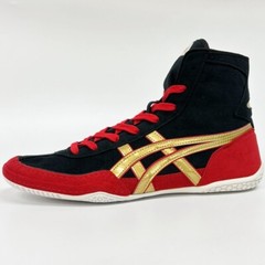 ASICS Wrestling Boxing Shoes 1083A001 EX-EO TWR900 Black Gold Red Japan