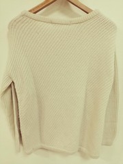 LUGNONCURE Pullover Knit With Tag off-white F Used