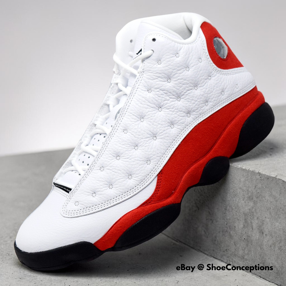 Nike Air Jordan 13 Retro Shoes White Black True Red 414571-102 Men’s Sizes NEW