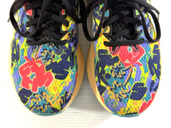 Asics Novablast 3 Lite-Show Women’s 7.5 Lime Zest Multicolor Geometric Lace Up