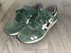 ASICS Gel Lyte III Split Tongue Sneakers 1990 Green 8-1/2 8.5 Men’s Exc Cond