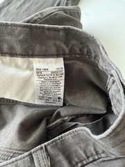 Carhartt Men’s Relaxed Fit Rigged Flex Gray Canvas Work Pants Stretch 42W