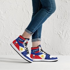 Philippines Flag High Tops, Philippines Premium High Top Sneakers