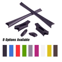 Walleva Rubber Kit for Oakley Flak Jacket/Flak Jacket XLJ – Multiple Options