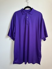 Russell Athletic Dri-Power Men’s 2XT Purple Moisture Wicking Polo Shirt