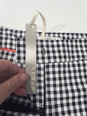 Gingham Shorts Black White Vintage, Size 4