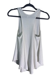 Wilfred Free Aritzia White Racerback Flowy Tank Top Large