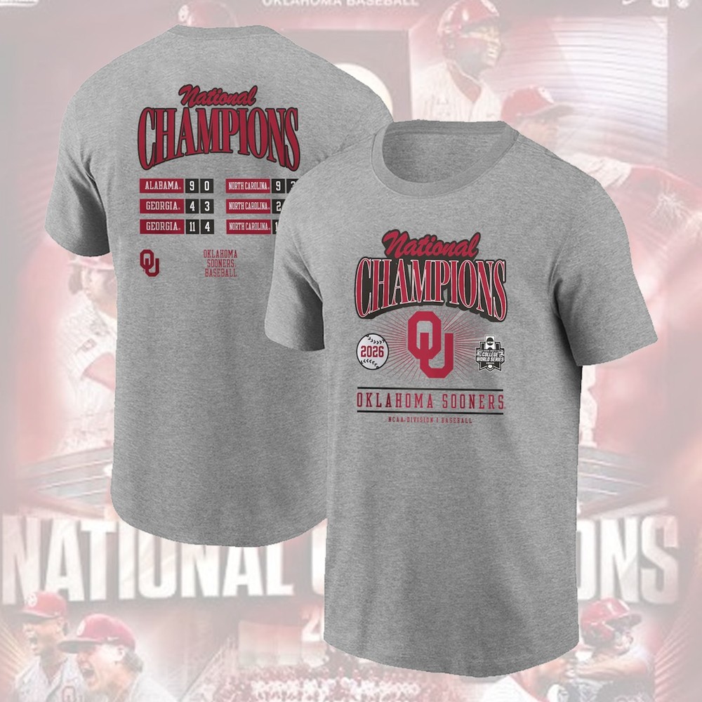 Oklahoma Sooners 2026 NCAA Baseball College World Series Champions 2 Sided Gifts