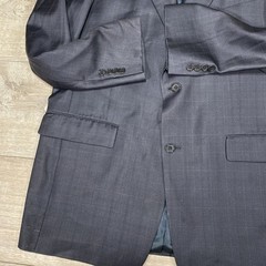 Daniel Cremieux Blazer Mens 42L Check Wool Italy Loro Piana Fabric Sport Coat